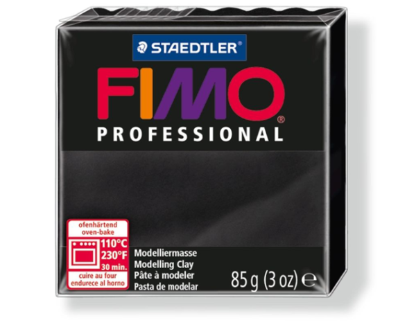 Fimo Professional - 85 gram - Svart 9