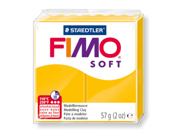 Fimo Soft - 56 gram - Solros gul 16